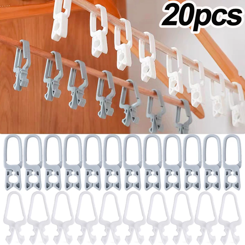 20/5pcs Plastic Laundry Clip Windproof Clothespins Portable Bra Socks Hanger Hook Quilt Clothing Clip Hanging Hooks Clothes Peg