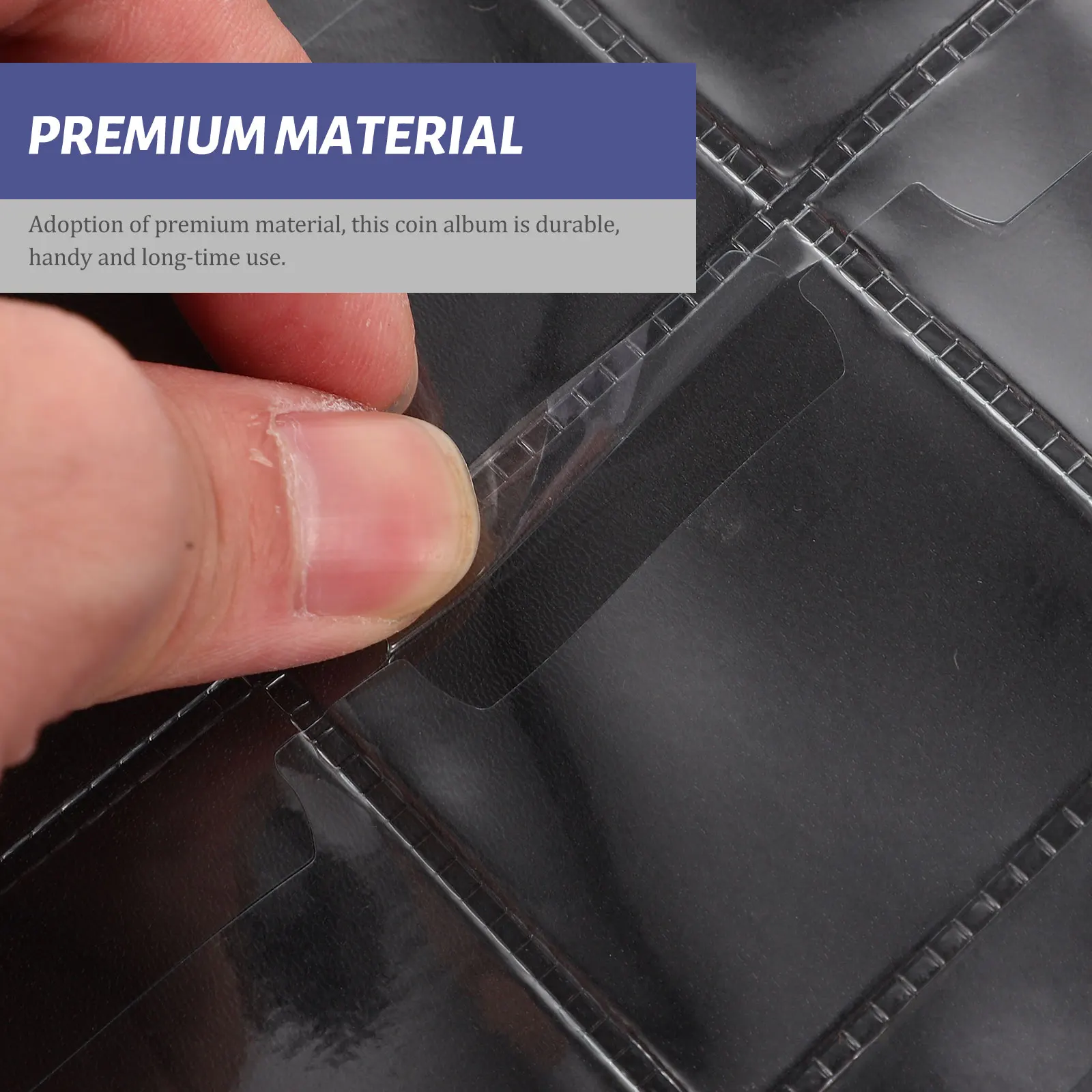 

Coin Collection Album Soft Premium Material Holder Decorative Book Portable Storage ganizer Coin Collecting Stock Book