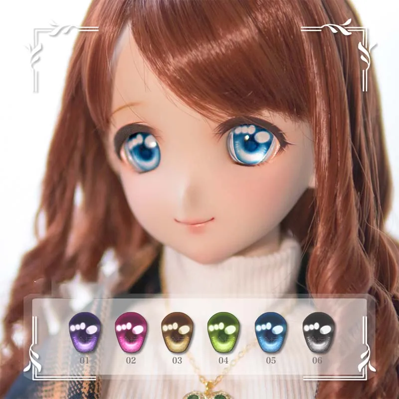 BJD eyes 10mm-24mm eyeballs with stars doll acrylic eyeballs for 1/12 1/8 1/6 1/4 1/3 BJD SD doll accessories doll eyes