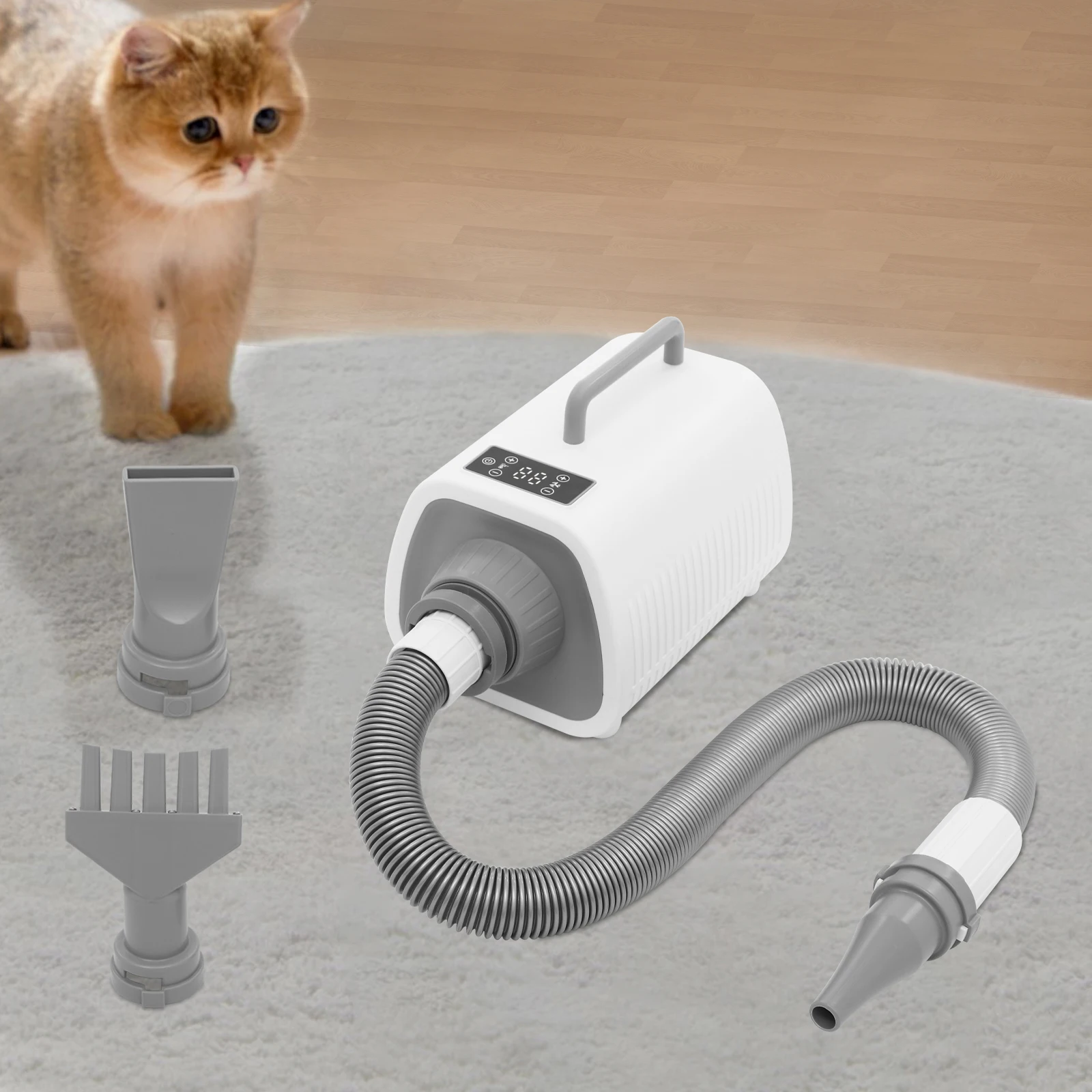 2100W Pet Hair Dryer Touch Screen 220V for Dogs and Cats of Different Sizes in Private Homes, Pet Stores, Pet Hospitals 6