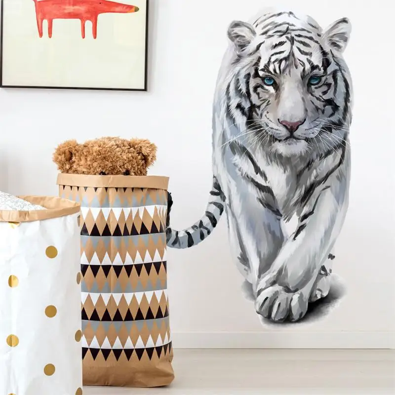 Home Decoration Childrens Room Home Decoration Home Bedroom 3d Animal Wallpaper Sticker Art Decoration Movie Poster Door Sticker