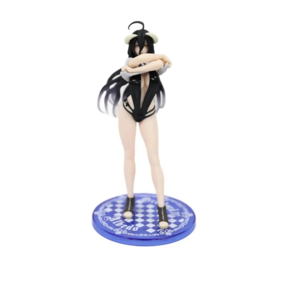 

Beautiful Girl Swimsuit Albedo Standing Posture Home Craft Gifts Car Desktop Ornament Small Figurines & Miniatures Children Gift