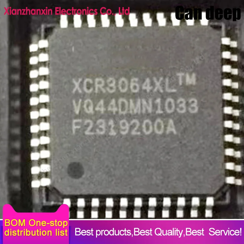 1PCS/LOT  XCR3064XL-10VQG44 XCR3064XL-VQG44 XCR3064XL-VQ44 XCR3064XL QFP44 Programmable logic chip