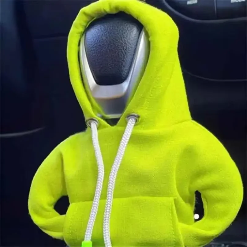 Gear Shift Mini Hoodie Cover Shift Cover Gear Handle Decoration Fits Manual Automatic Universal Car Shift Lever Interior Decor