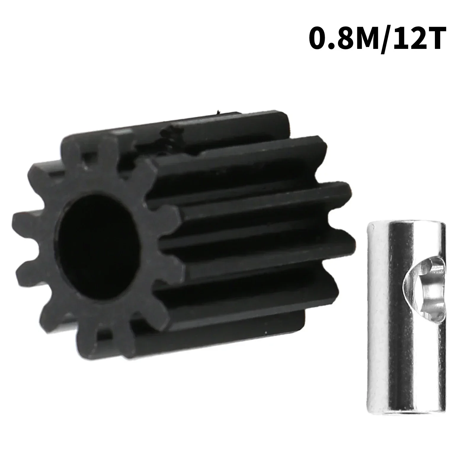 เฟืองเหล็ก 1 ชิ้น โมดูล 0.8 32 ฟัน เส้นผ่านศูนย์กลางภายใน 5 มม. เฟืองมอเตอร์ 13-21 ฟัน เหมาะสำหรับมอเตอร์ขนาด 1/10 แนวทแยง