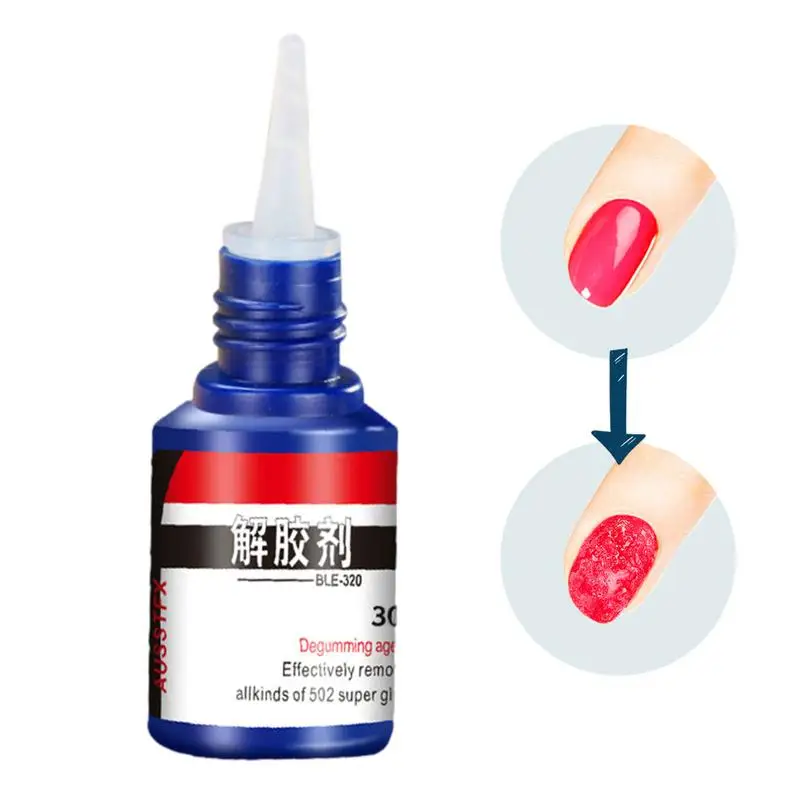 

30ml Nail Glue Remover Adhesive Superglue Cleaner Debonder Quick Drying Viscosity Aerosol Solvent Multipurpose Debonder