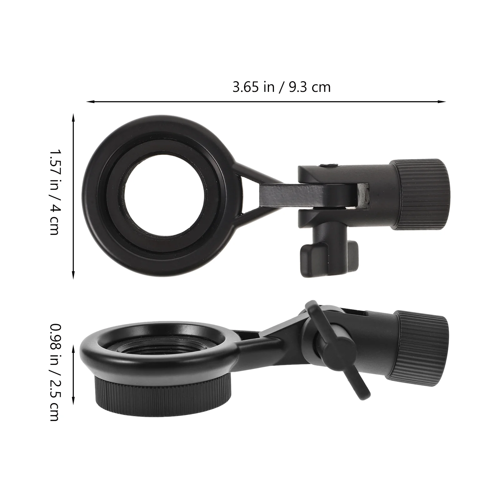 Metal Mic Clip Microphone Shock Mount Bracket Holder Simple Mic Stand Accessories Use Flexible Angle Adjustment Suitable