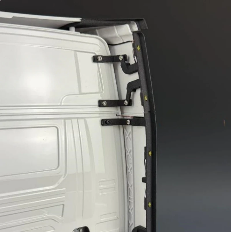 Scaleclub 1/14 Euro Style Rear Spoiler With LED Light For Tamiya 770S 56368 56371 RC Truck Upgrade Parts