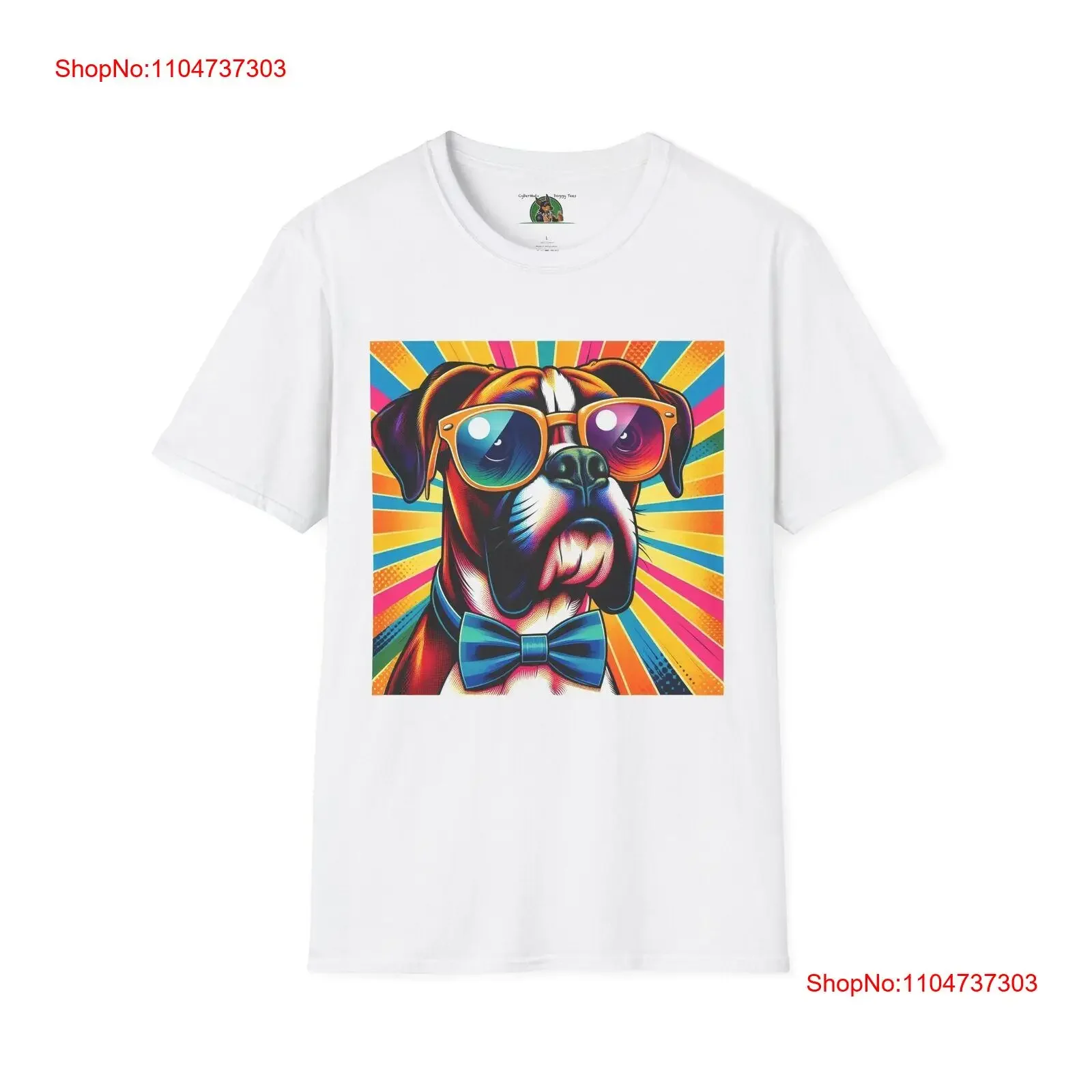 

Поп-арт Boxer1 Softstyle футболка винтажная стираная универсальная мужская унисекс дышащая удобная уличная одежда растянутая графика