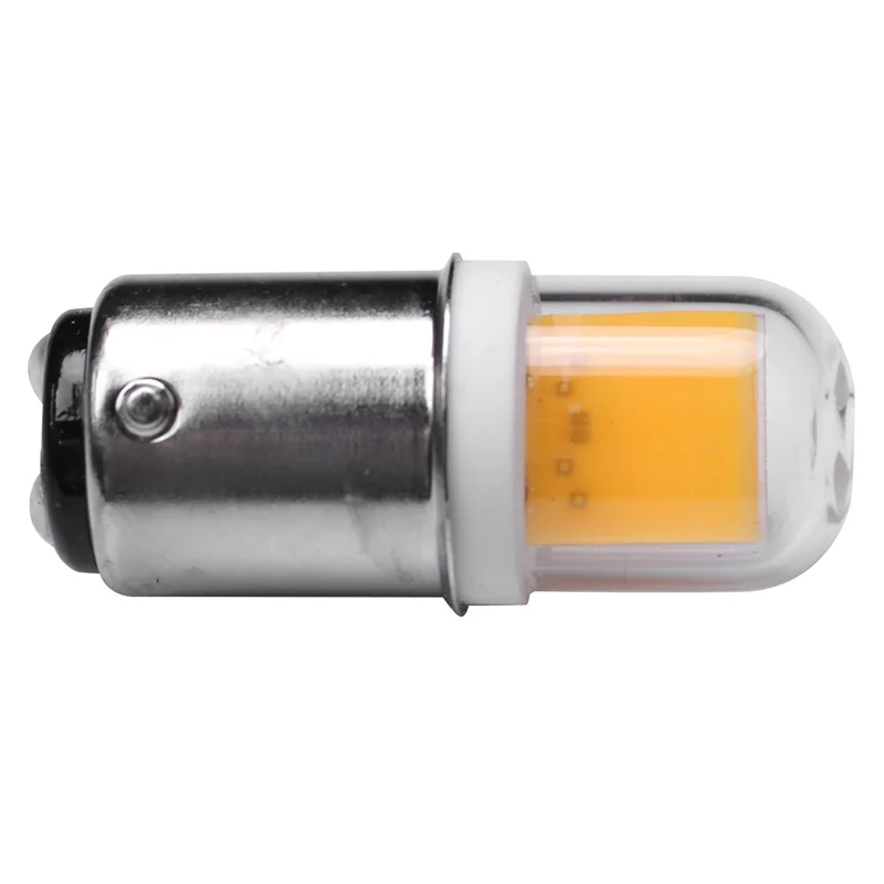 

ABUP-6X BA15D Led Light Bulb 3W 110V 220V AC Non-Dimming 300 Lumens COB 1511 Led Lamp White Warm White (Warm White)