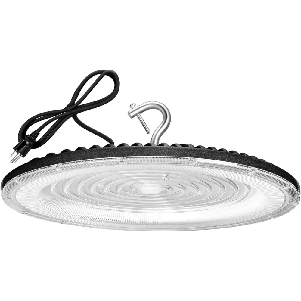 

Светодиодный светильник UFO High Bay 500W, 75000LM, 5000K, дневной свет, для склада, спортзала, фабрики, мастерской, 120V, доставка по США