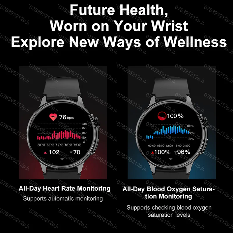 Reloj inteligente deportivo Amoled para hombre y mujer, pulsera Digital Original con Bluetooth, resistente al agua, para Fitness, novedad de 2024