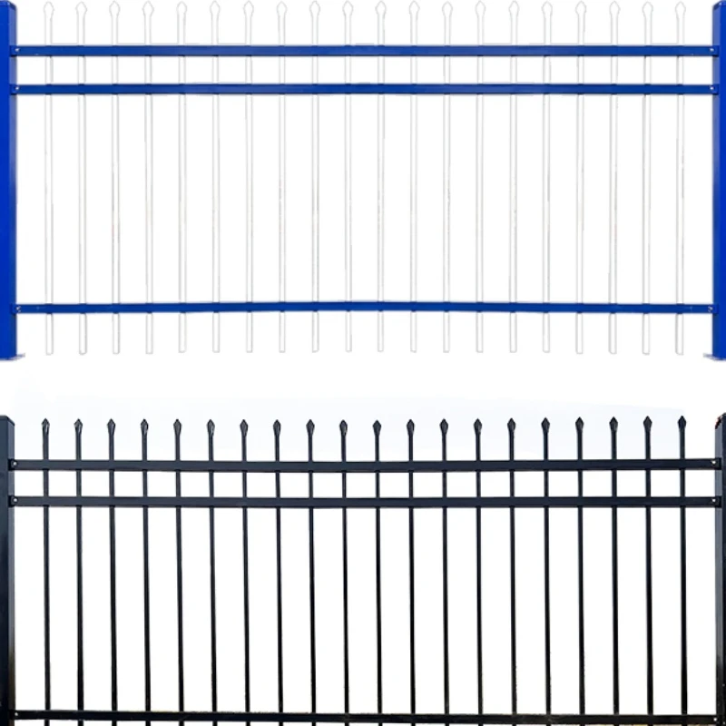 

Guardrail villa courtyard isolation decorative wrought iron fence outdoor garden courtyard wall community zinc steel guardrail