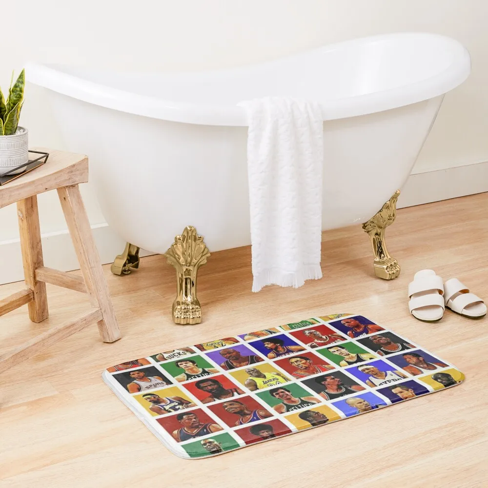 The Basketball Legends Bath Mat Absorbent Carpet For Bathroom Carpet Anti Slip For Toilet Mat