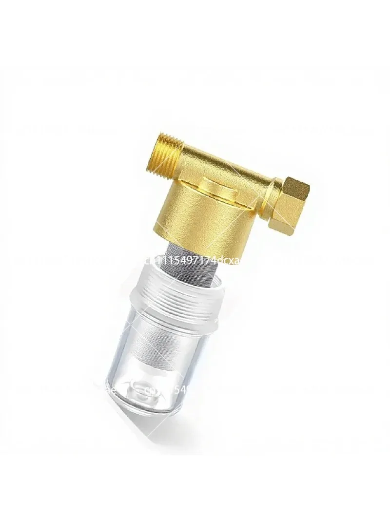 Reusable Brass Inline Sediment Filter for Washing Machine Shower Garden Hose