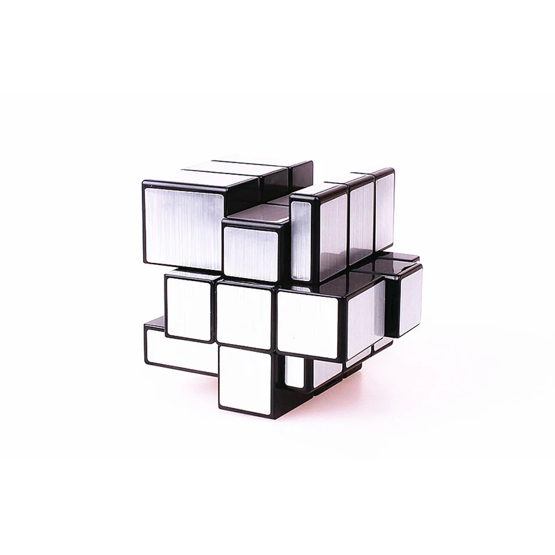 QiYiกระจกCube 3X3X3 Magic Cubeความเร็วCuboปริศนามืออาชีพCubo Magicoของเล่นเด็กกระจกบล็อก 3x3 Cube