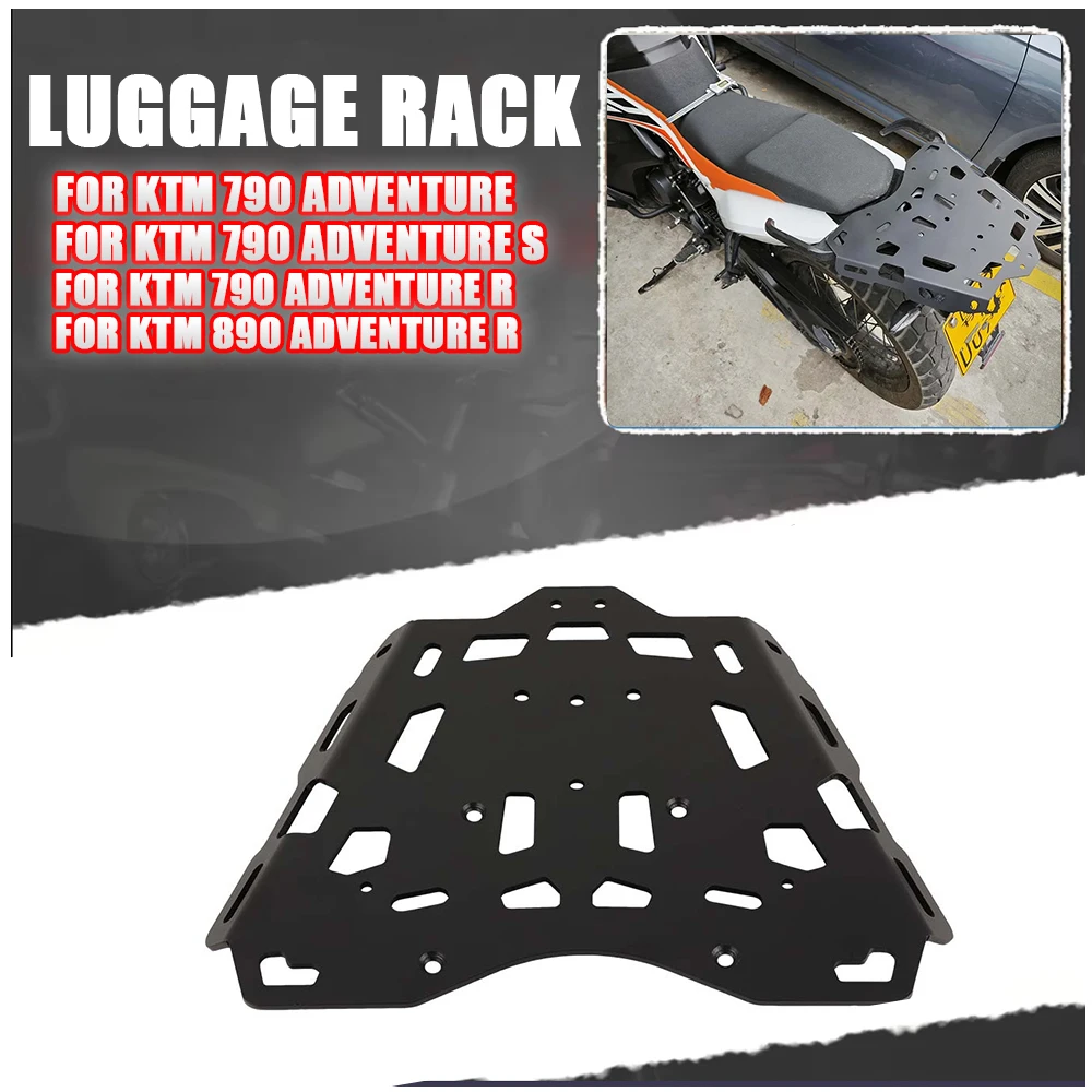

FOR KTM 790 890 ADVENTURE R S ADV 2019-2022 2023 2024 Motorcycle Rear Luggage Rack Carrier Shelf Top Box Holder Support Bracket