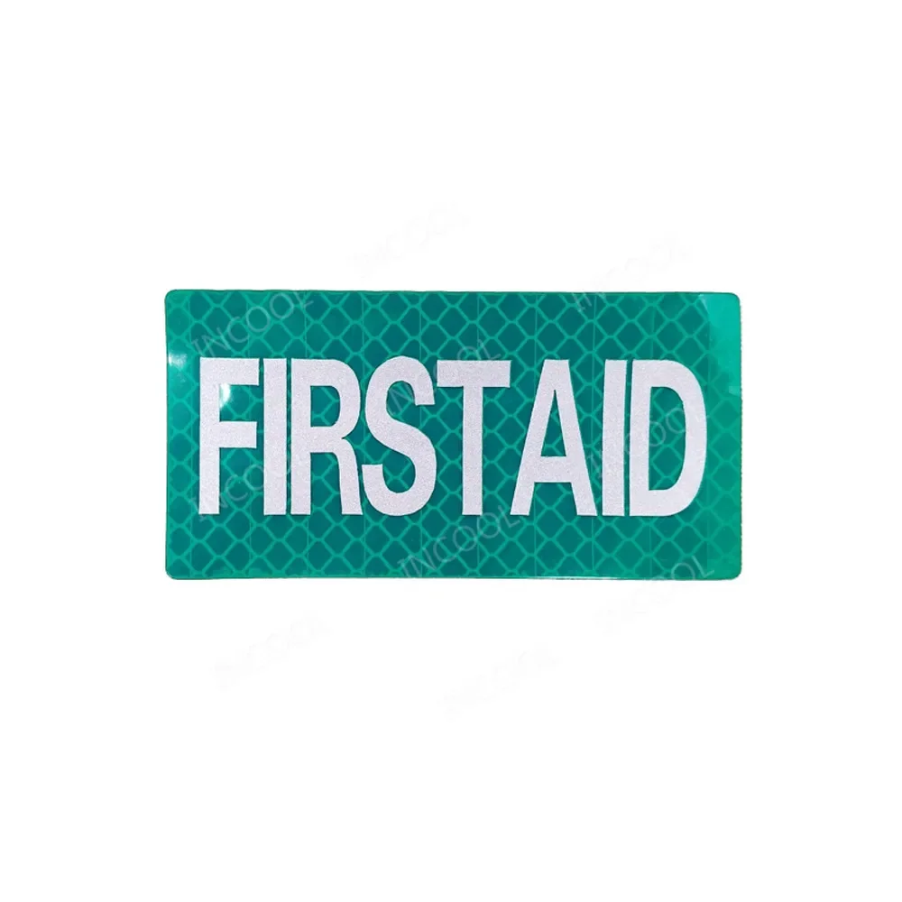 First Aid Medic Paramedic Patches Infrared IR Reflective Emergency Rescue Embroidered Decorative Patch For Clothing