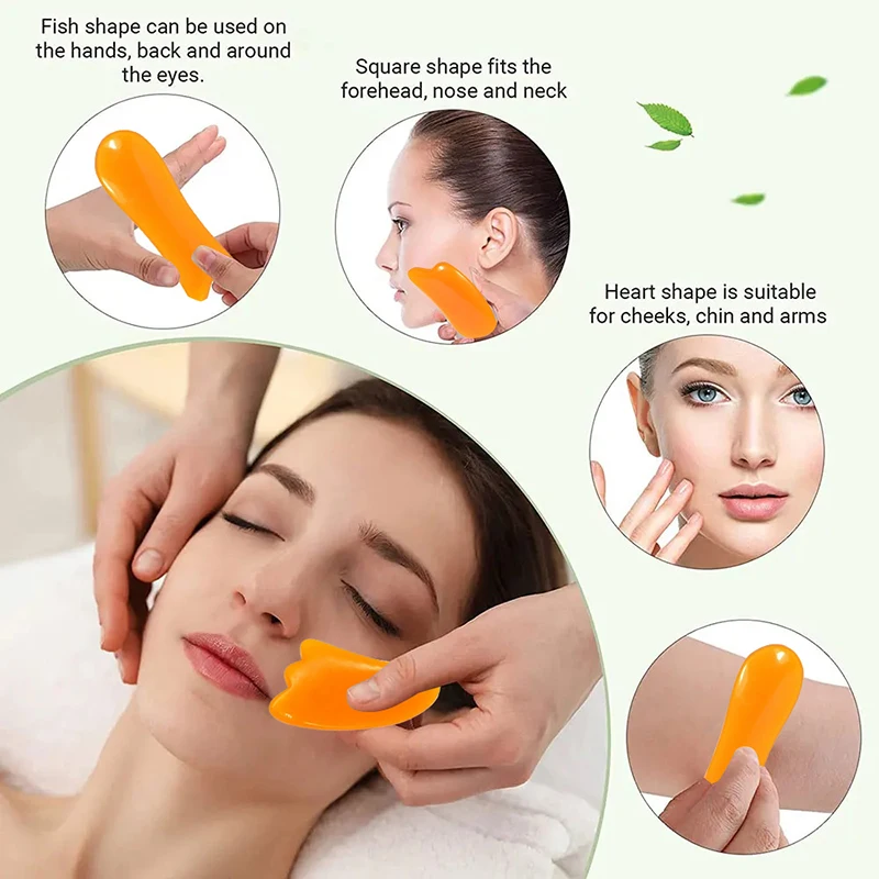 

Gua Sha Scraping Massage Tool 1PCS Body Massager Guasha Board SPA Acupuncture Scraper For Face Body Arm Beauty Massage Tool