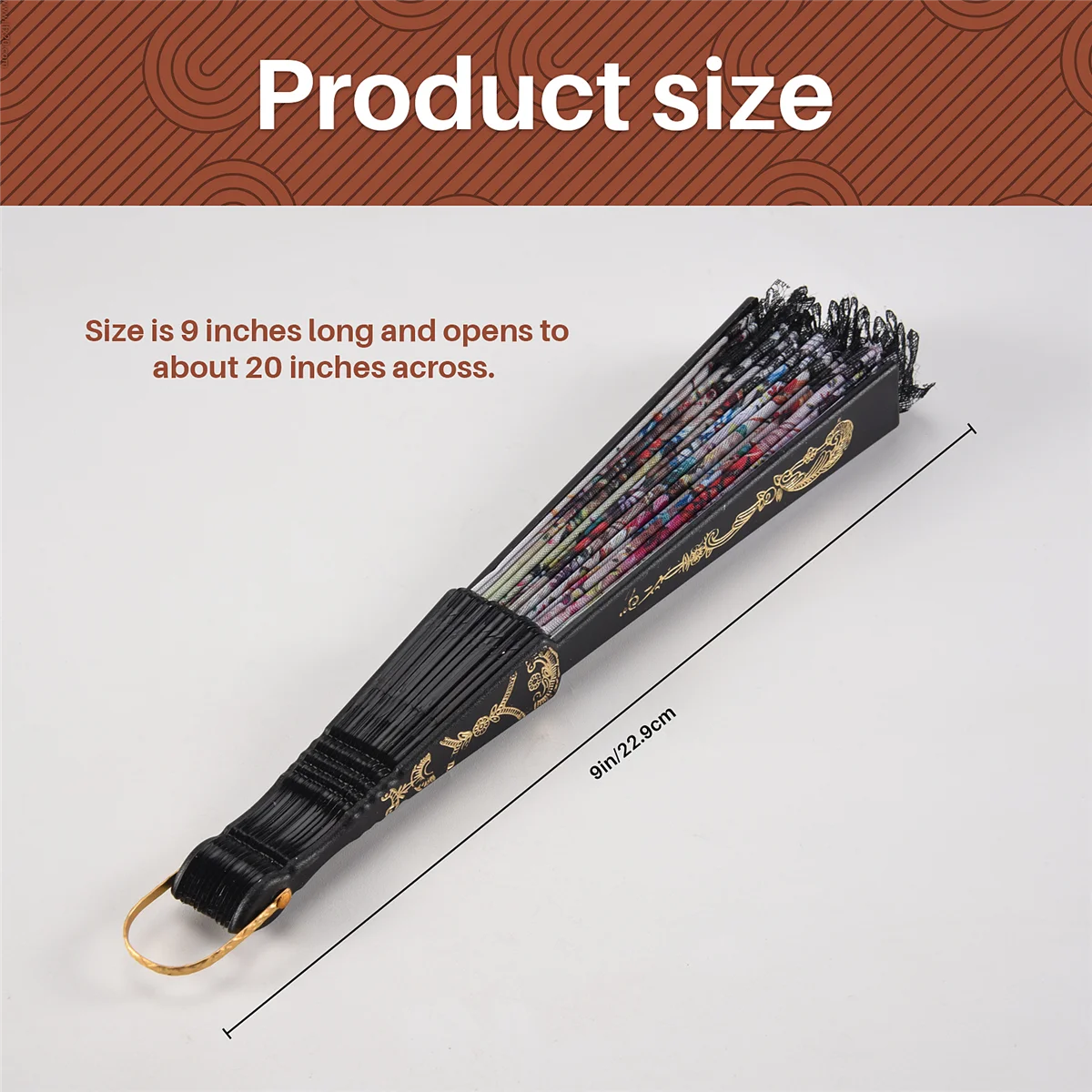 New Spanish style Hand Fan Decorative Design