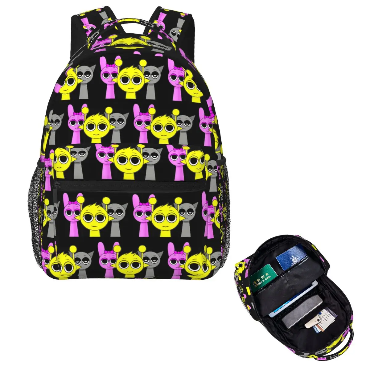 

Funny Game Student Backpack School Bag Hiking Travel Daypack for Boys Girls Fashion Bookbag Shoulder Bags