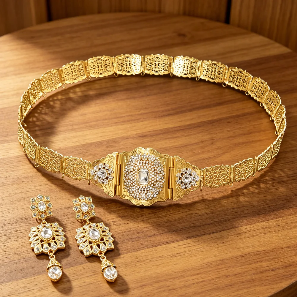 2pcs Classic Filigree Rhinesto - Women Formal Wear Ethnic ulasan dan harga