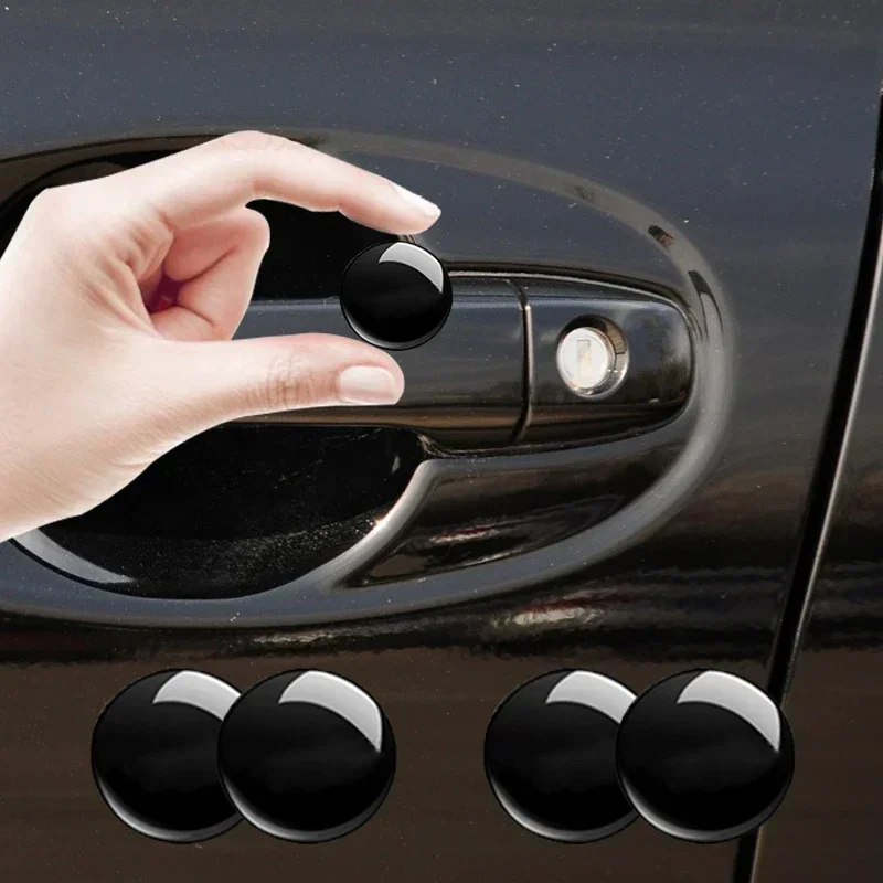 Universal Car Door Keyhole Sticker Key Hole Lock Protection Anti-blocking Dustproof Stickers Self-adhesive Decor Decals