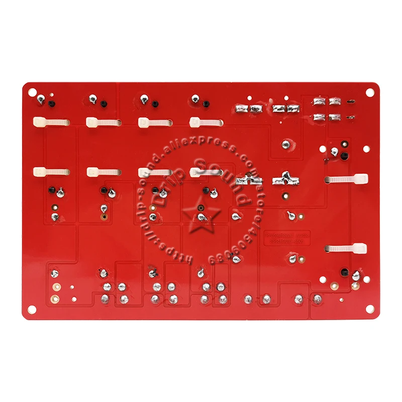 2pcs 300W 3 Way 4 Unit Dual Midrange Hi-Fi KTV Stage Car Home Audio Amplifier Speaker Frequency Divider Crossover Filters