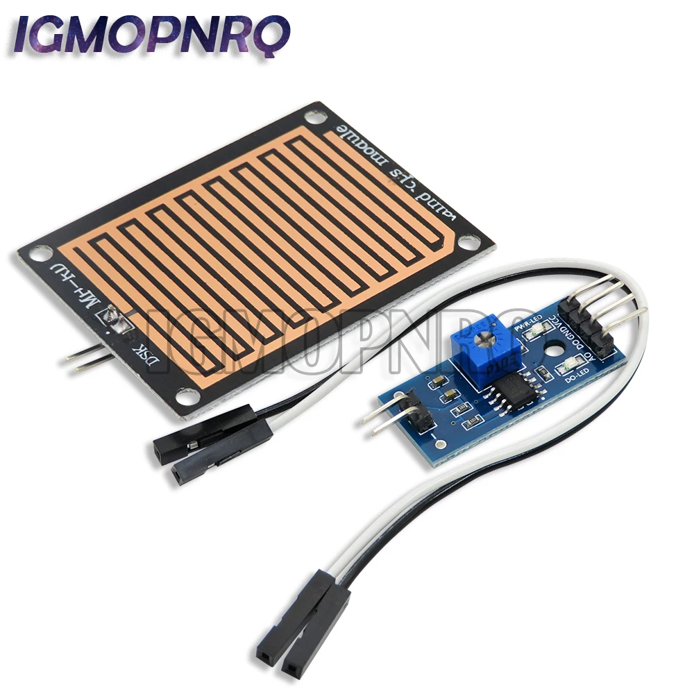 Rain Weather Module Snow Raindrops Detection Sensor Module Humidity For Arduino Relay Control Module Rain Water Sensor Module