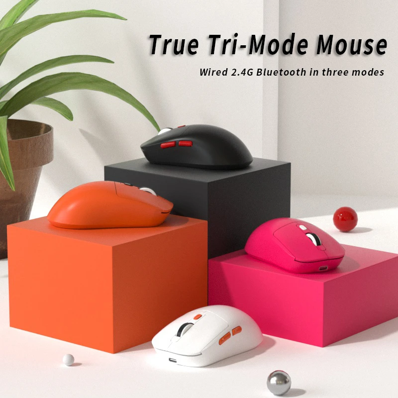 

Игровая мышь для киберспорта с тремя режимами, сенсор GPW, 115 г, легкая, эргономичный дизайн, частота отклика 1000 Гц