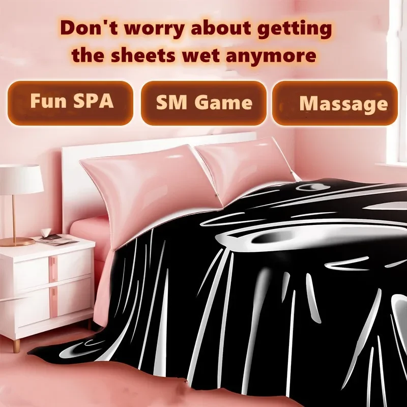 

SM Inflatable Sex Pillow BDSM Water Oil Proof Bed Pillows Sheet Adult Couple Bed Game Erotic Mattress Sex Pad Bdsm Adult Bedding