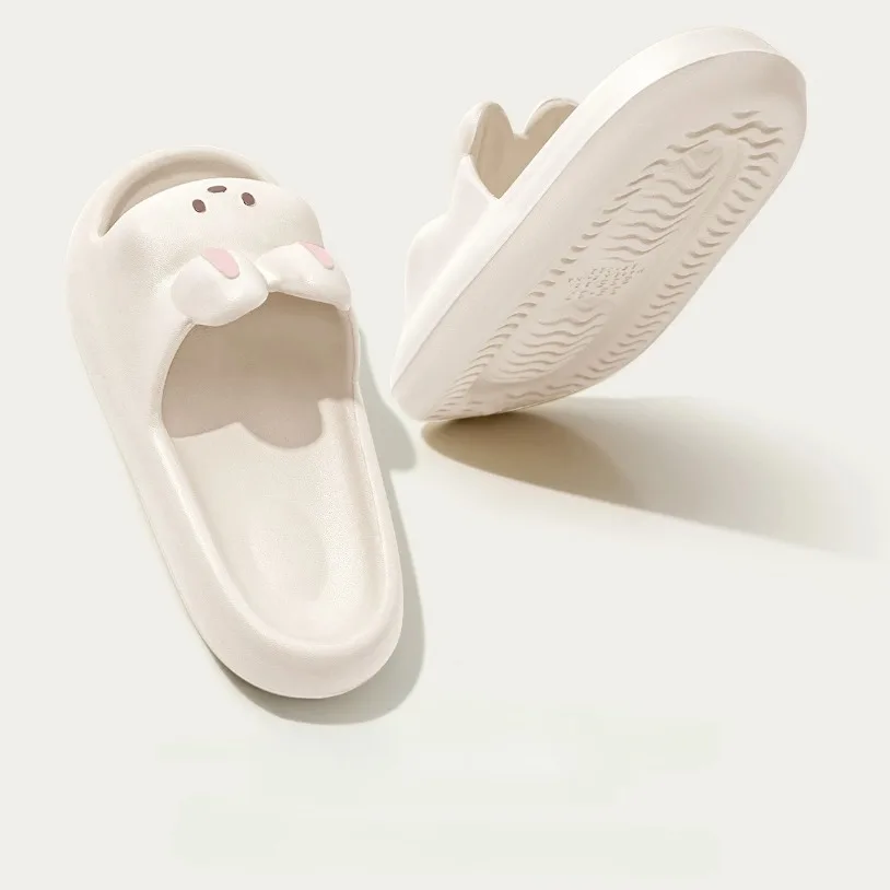 Home Slipper Female Women Rabbit Cute Cloud Sandals Summer Flip Flops Beach Slides Casual Room House Shoes Men Male Flat Eva