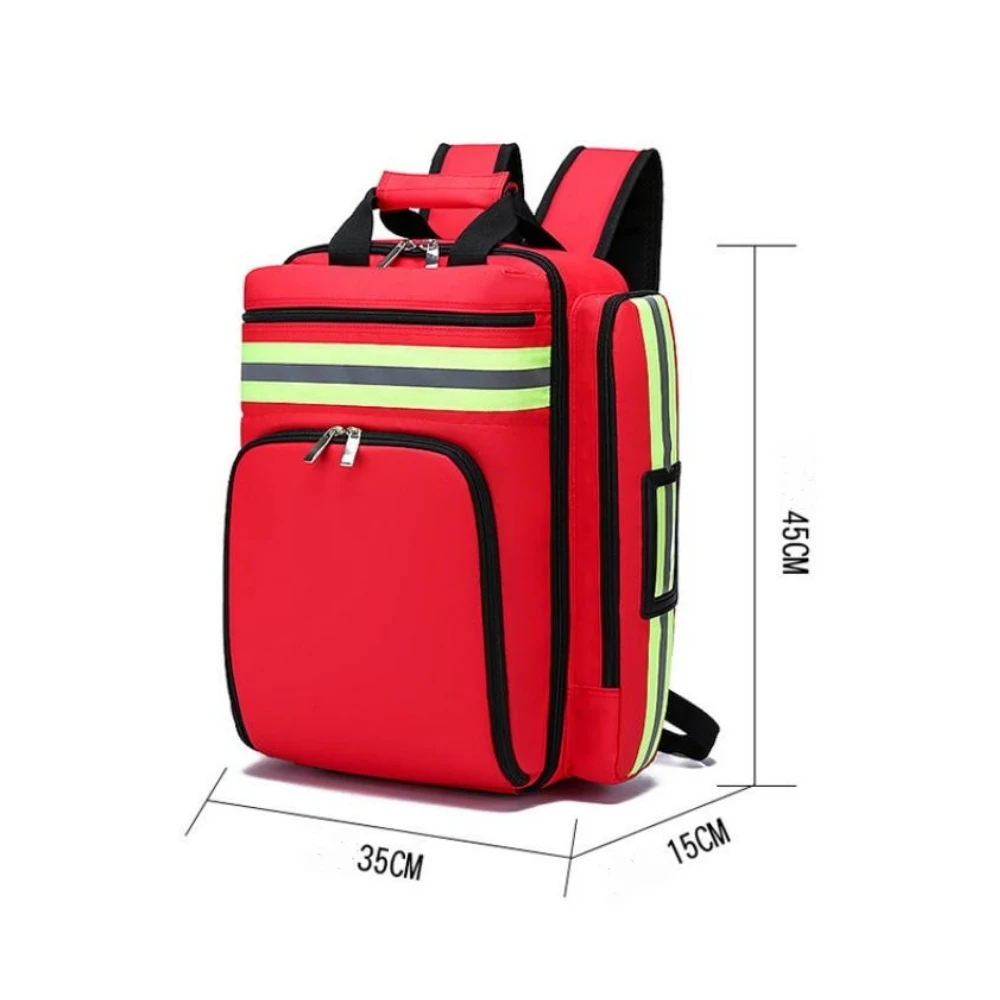 Imagem -03 - Multi Layer Ems Bolsa Mochila Impermeável Vazia Grande Capacidade para Viagens ao ar Livre Resgate de Enfermagem Sobrevivência ao Terremoto