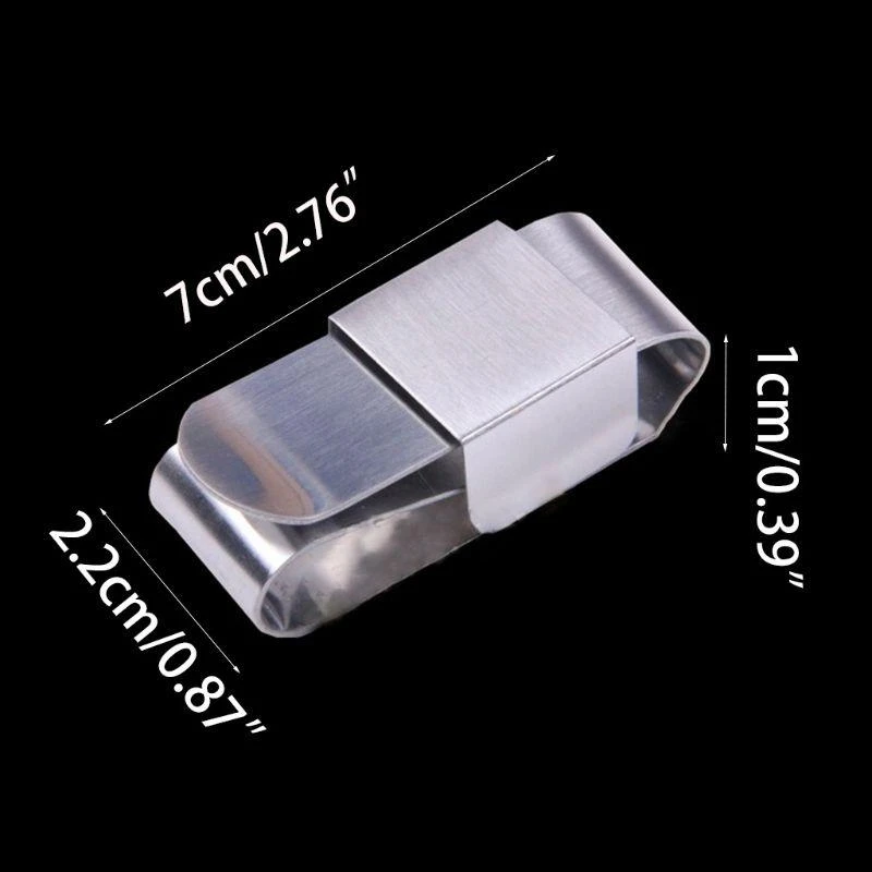 強い磁気ビリヤードボールプールキューチョークホルダーステンレス鋼Sシェイプクリップ