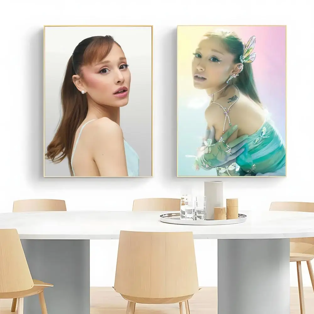 Stylish Powerful Versatile A-Ariana G-Grande Poster Wall Art Print Decorative Mural Home Decor Gift Unframed