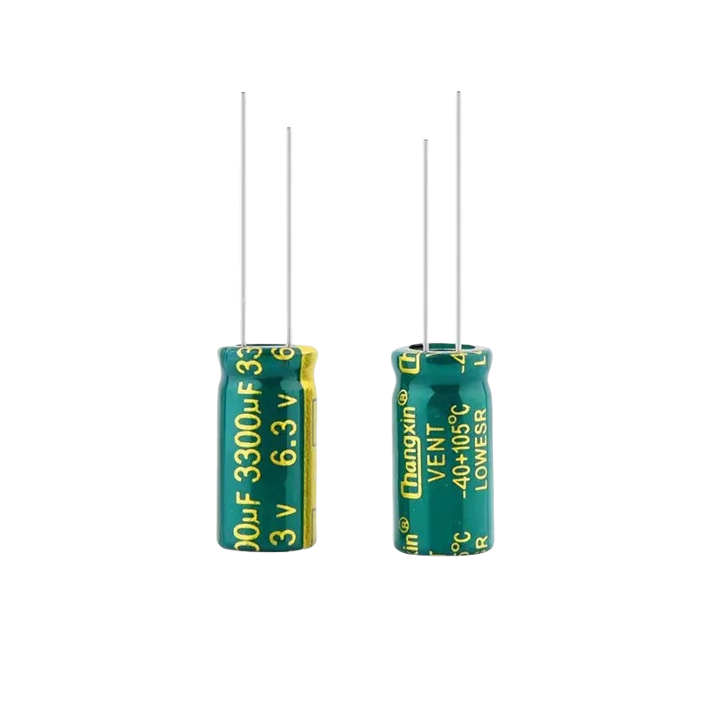 

10PCS Original 6.3v3300uf Low ESR/Impedance High Frequency 6.3V 3300UF Aluminum Electrolytic Capacitor Size 10*20 3300UF 20%