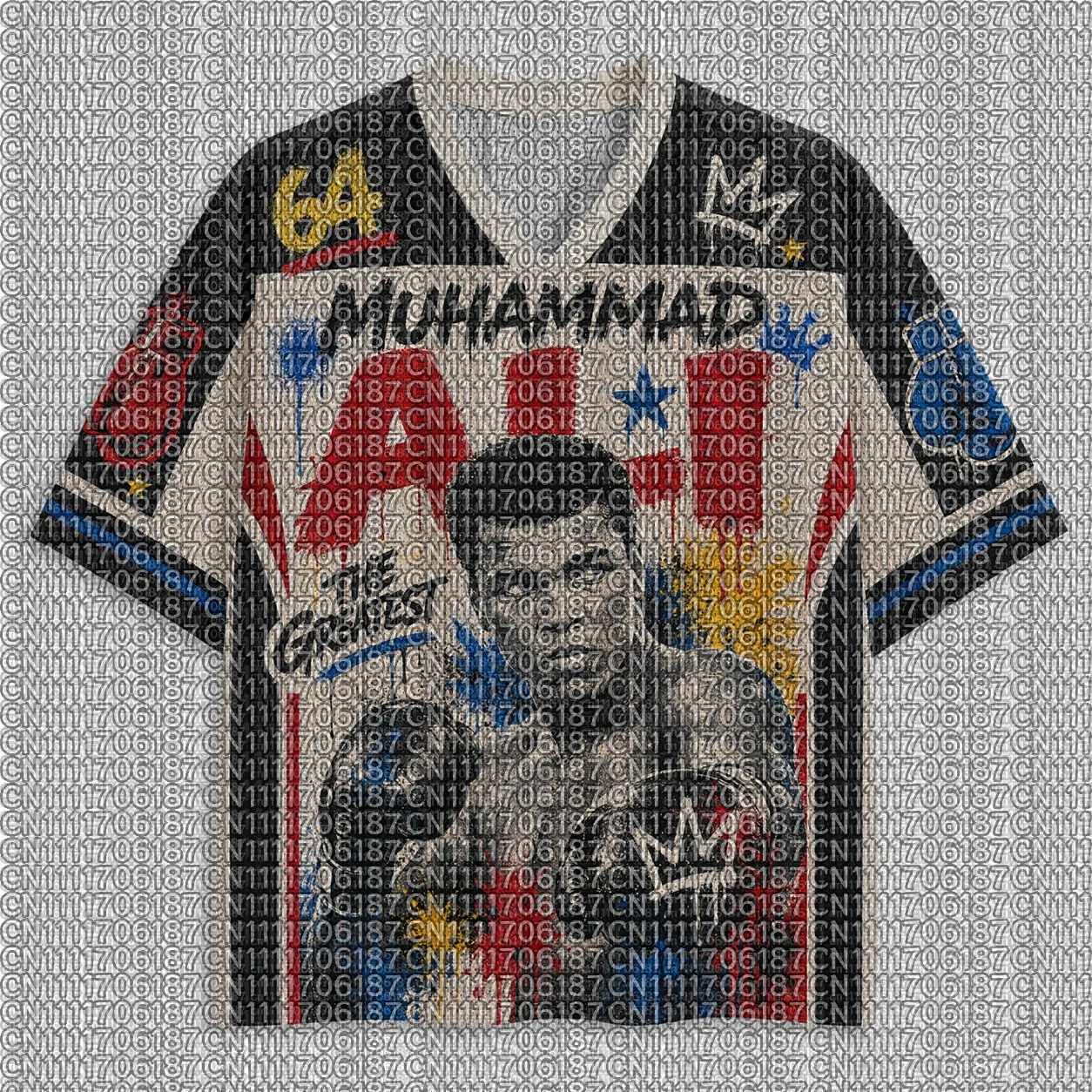 26-27 Years Popular Sports Fashion Short-Sleeved V-Neck Street Fashion Retro Boxing Movie Fans Hiking T-Shirt Gift
