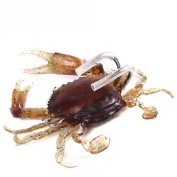 Cangrejo Biónico Vinilo con Jig Head para Agua Dulce
