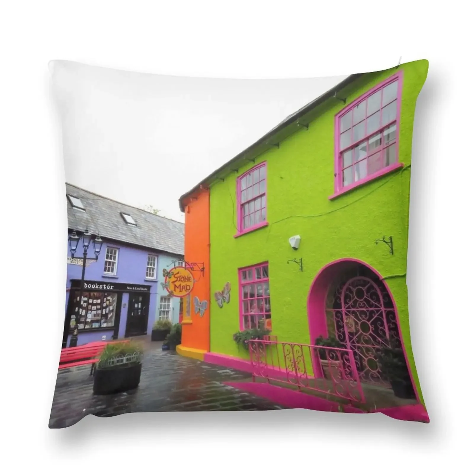 

Newman's Mall, Kinsale, County Cork, Ireland Throw Pillow Sofas Covers pillow