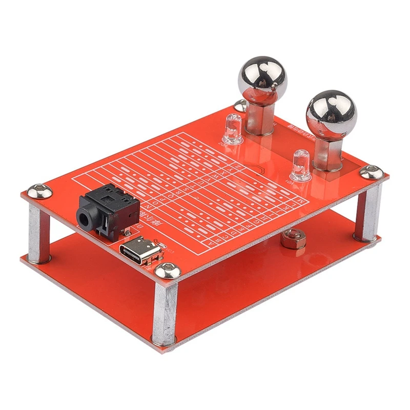 Clé automatique à détection tactile Morse DC 5V CW, interface de type C, CW USB 62LED, éclairage pour groupes de fabricants