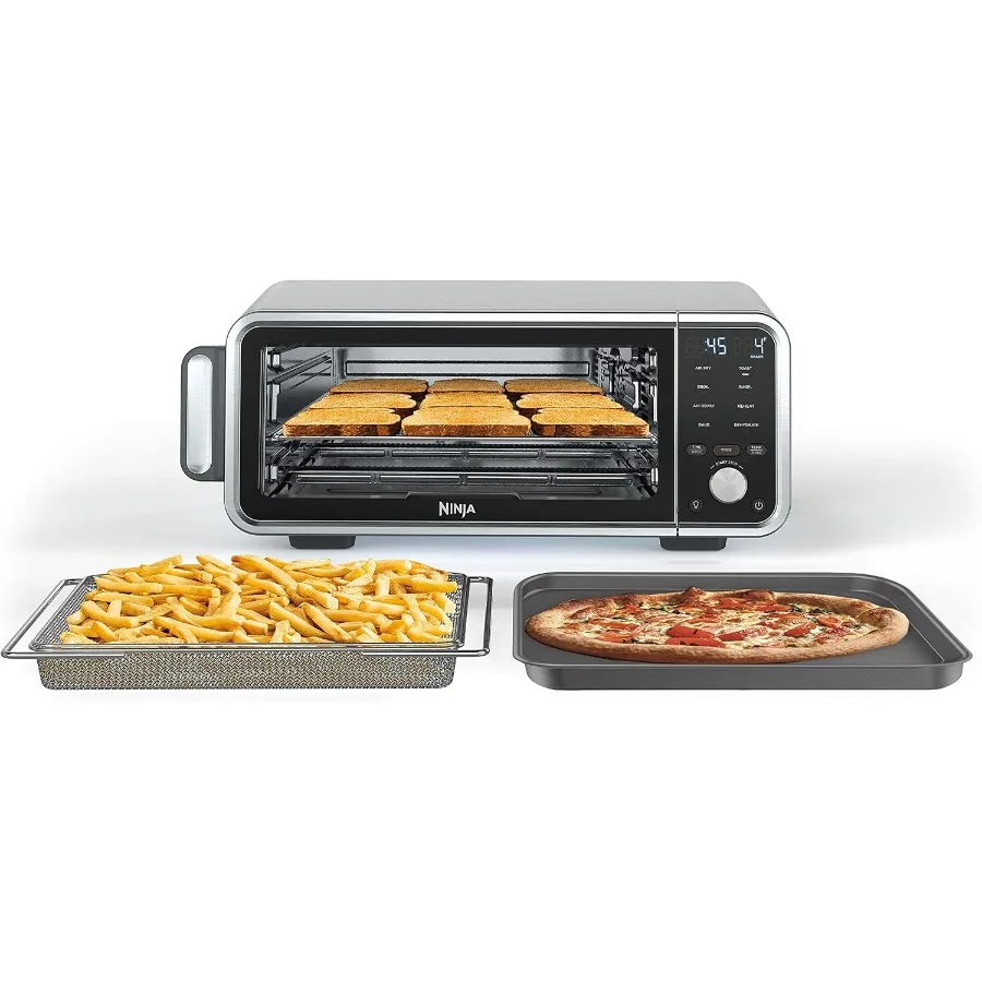 Refurbished SP201/FT205CO Digital Air Fry Pro Countertop 8-in-1 Oven with Extended Height, XL Capacity, Flip Up and Away, Baske