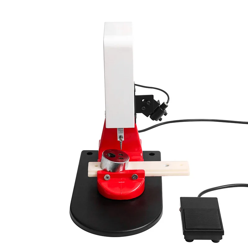 58 Electric badge needle threading machine Metal body Foot-operated infrared auxiliary