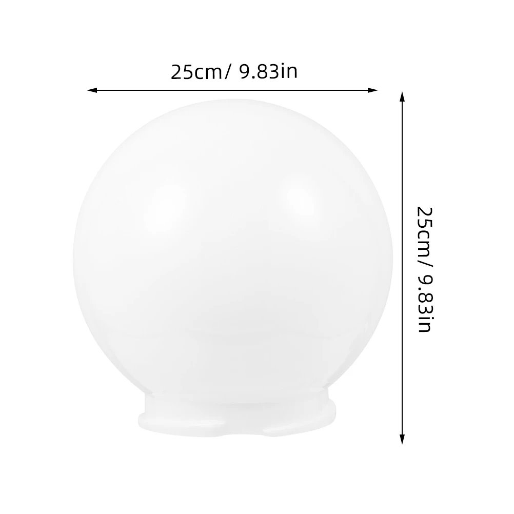 

Round Ball 12CM Lamp Shade For Garden Lamp Acrylic Globe for Outdoor Garden Light Fixture Replacement Shades