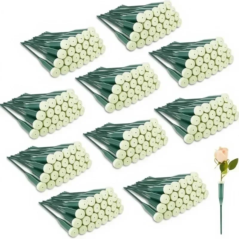 2026 latest models 60 pcs floral water tubes with rubber caps fresh flower water tubes for garden bouquet stem supplies florist