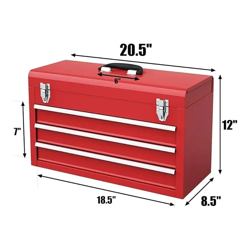 Factory Custom Motorcycle Mobile Bar Flight Small Case Steel Job Site Tool Box