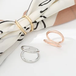 Fashion Wholesale Scarf Clip Brooch Pins Alloy Scarf Buckle For Women Solid Color Decorated Accessories Hijab Scarf Pins Clip