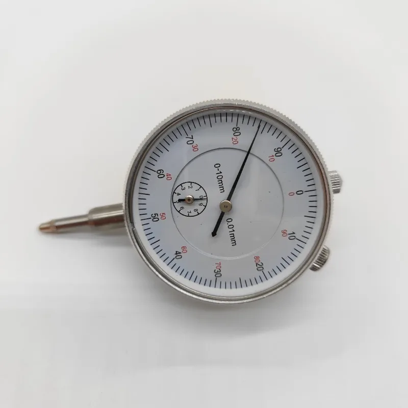 Neutral Mechanical Dial Indicator 0-10mm Precision 0.01mm Universal Magnetic Stand Set Precision Indicator Gauge for Machining