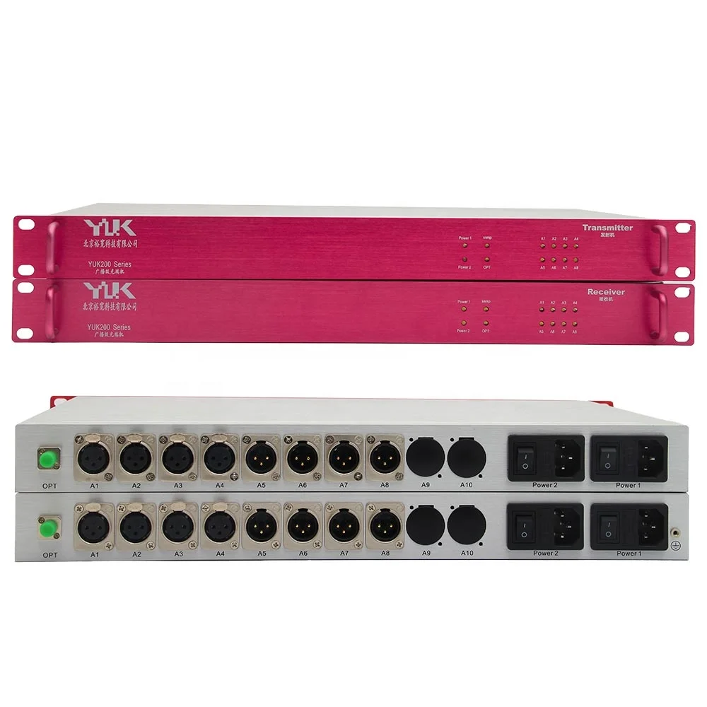 

Broadcast Sound AES EBU Digital Audio to Fiber Optical Converter Fiber Transmission System