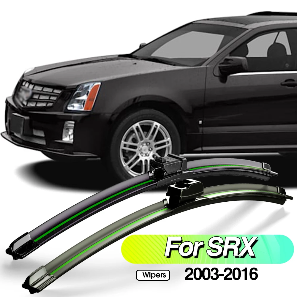 

For Cadillac SRX 2003-2016 2pcs Front Windshield Wiper Blades Windscreen Window Accessories 2005 2006 2010 2011 2012 2014 2015