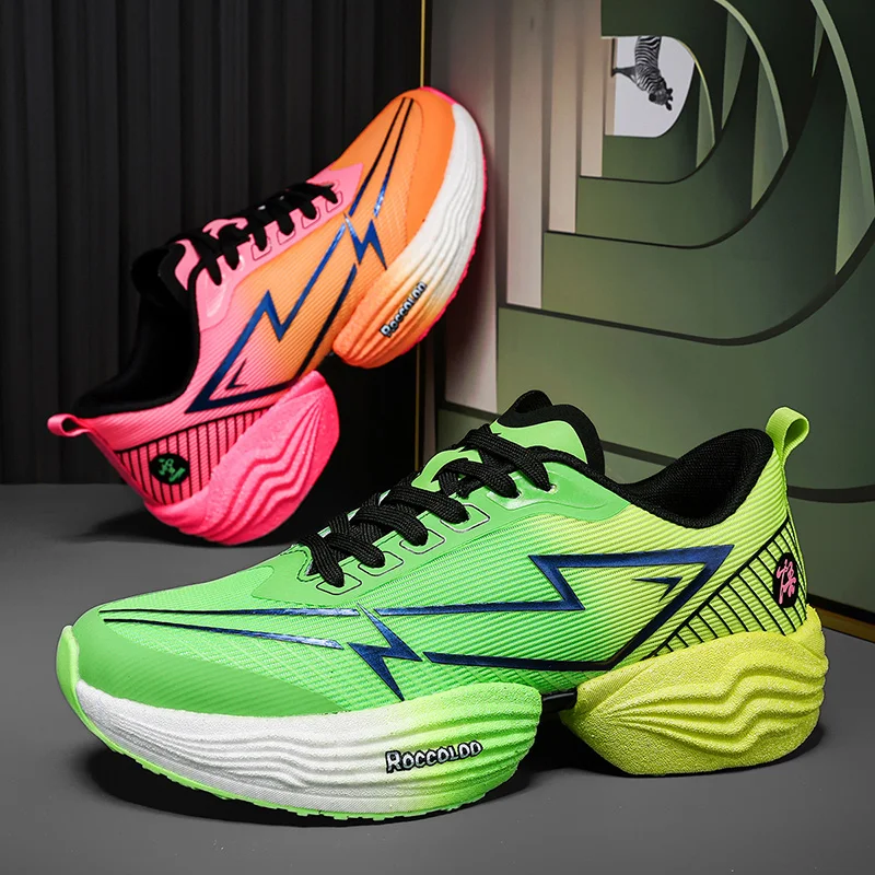 

Unisex Sports Shoes Soft Soles Professional Training Lightweight Breathable Anti Slip Outdoor Running Shoes for Men Women